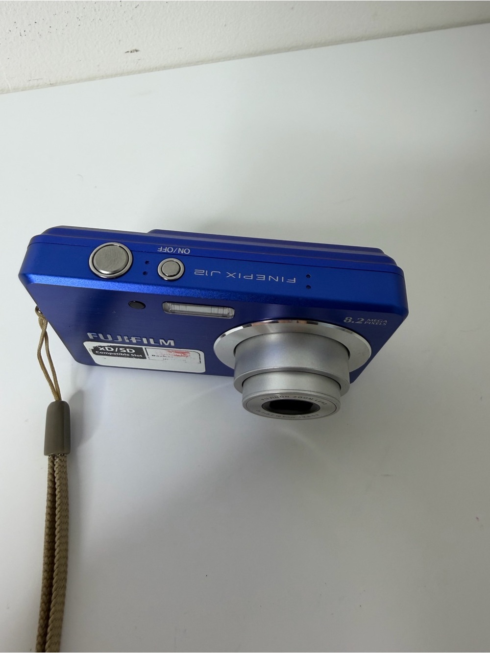 Fujifilm FinePix J12 Royal Blue Y2K 8.2MP Digital Camera W/ NEW Battery - Picture 12 of 13